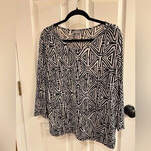 Chico’s Large Size 2 Chico’s sizing top